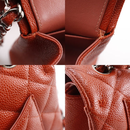 Chanel Calfskin Orange Shoulder Bags
