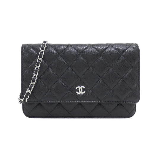 Chanel Calfskin Black Shoulder Bags
