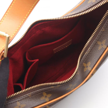 Louis Vuitton Coated Canvas Brown Shoulder Bags