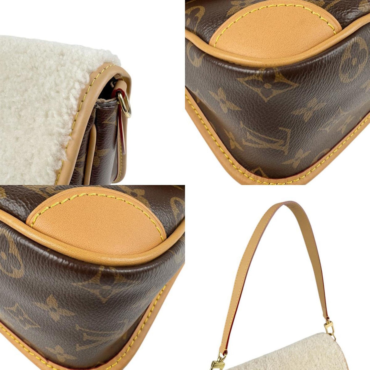 Louis Vuitton Monogram Canvas Brown Shoulder Bags