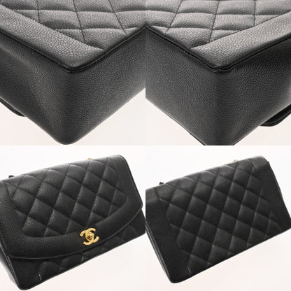 Chanel Calfskin Black Shoulder Bags