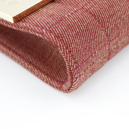 Chanel Canvas Red Shoulder Bags