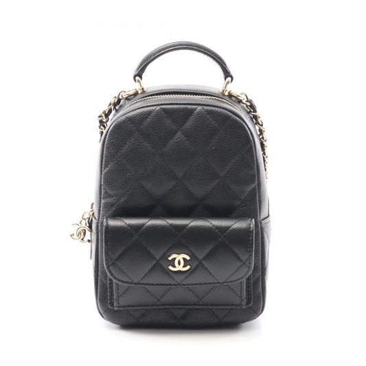Chanel Calfskin Black Backpacks