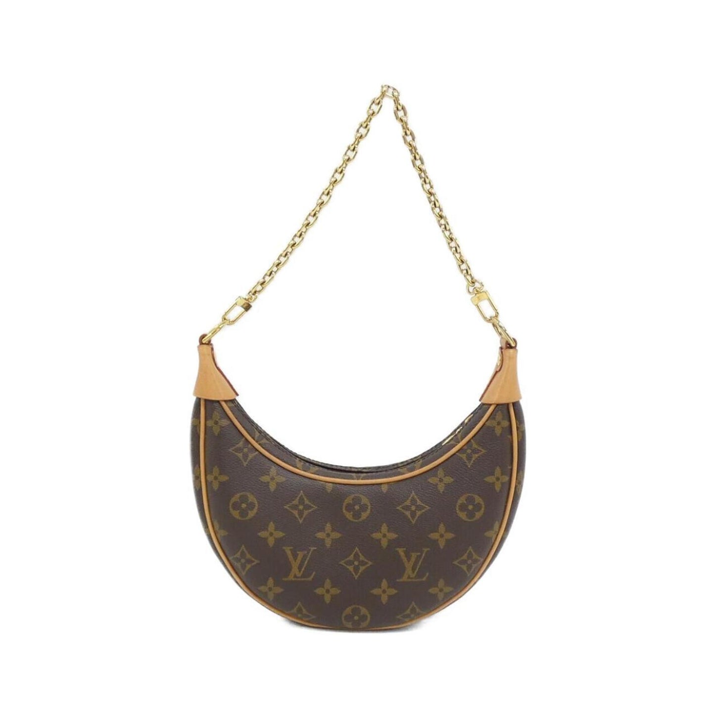 Louis Vuitton Coated Canvas Brown Shoulder Bags