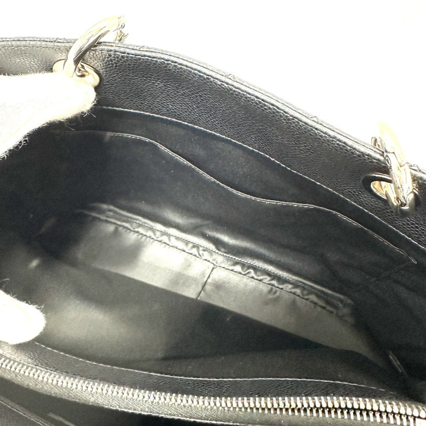 Chanel Calfskin Black Handbags