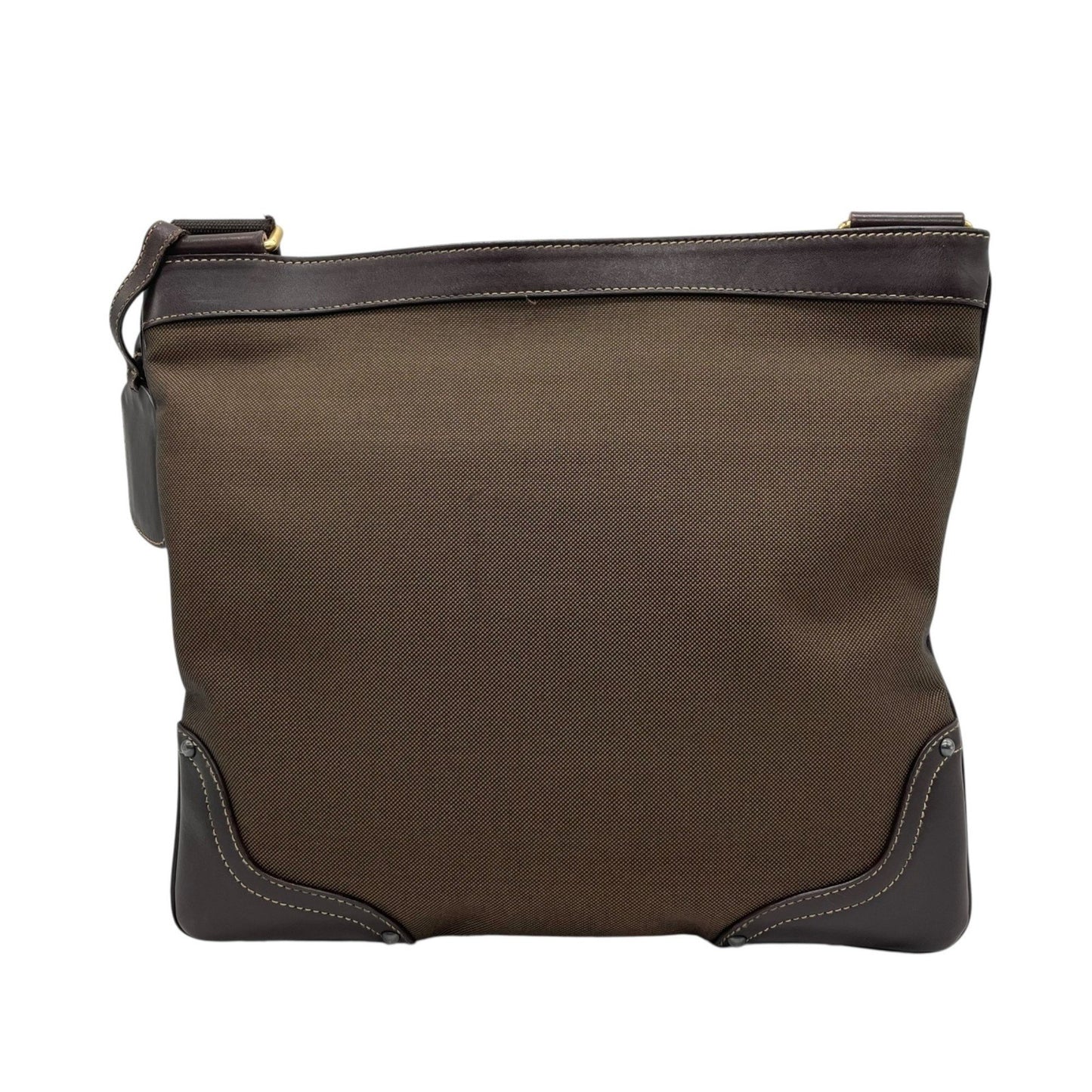 Prada Canvas Brown Shoulder Bags