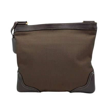Prada Canvas Brown Shoulder Bags