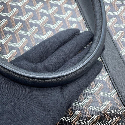 Goyard Pvc Black Tote Bags