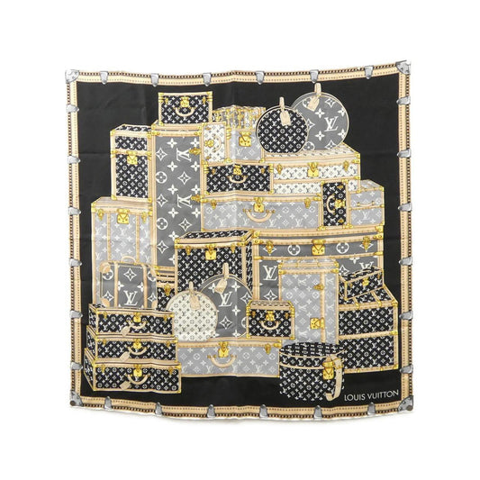 Louis Vuitton Silk Black Scarves