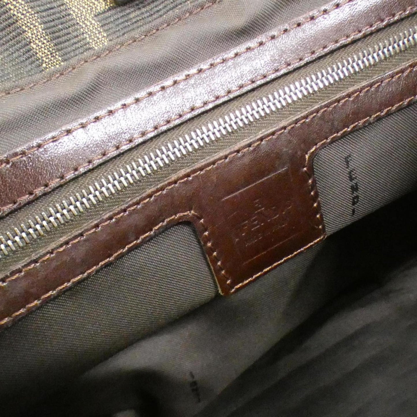 Fendi Canvas Brown Handbags