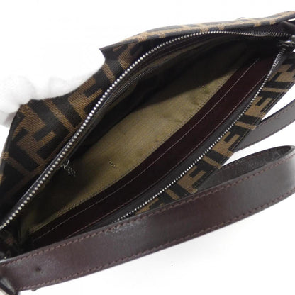Fendi Canvas Brown Shoulder Bags