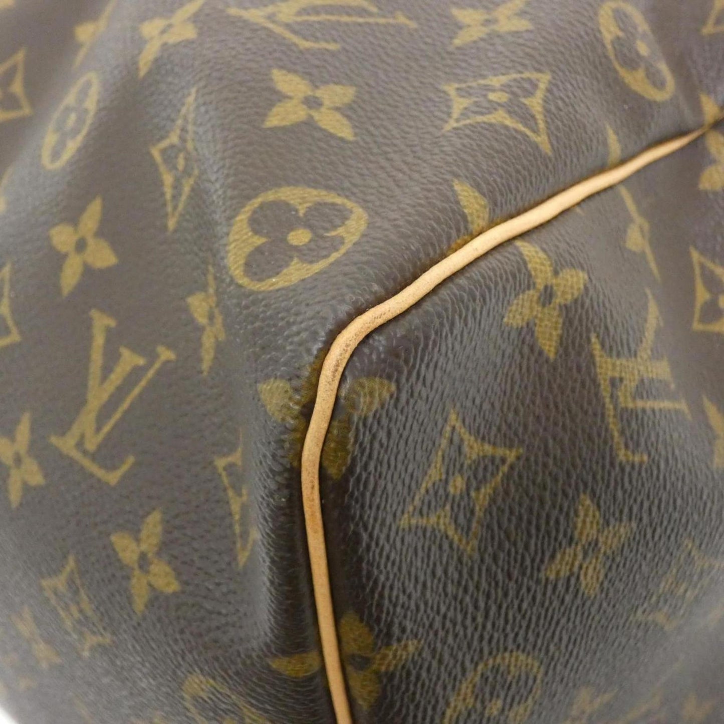 Louis Vuitton Coated Canvas Brown Travel Bags