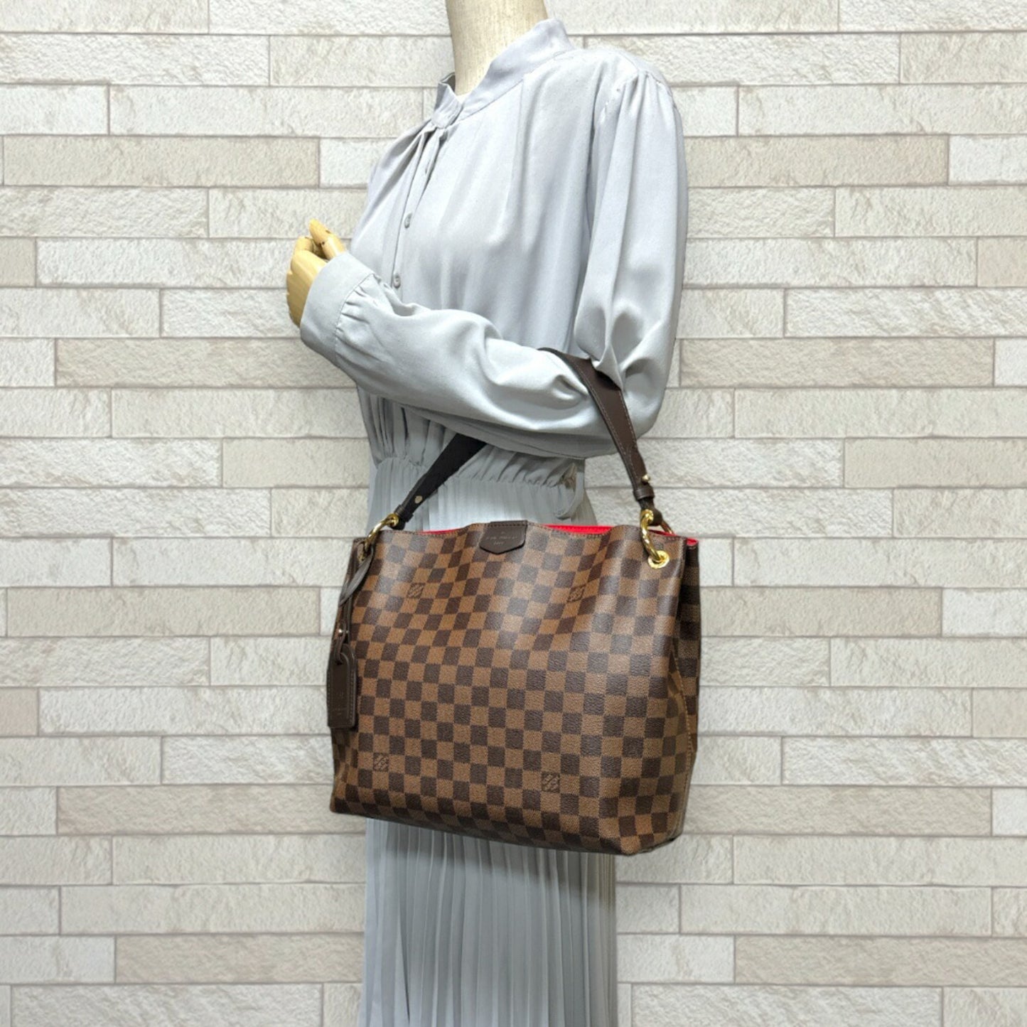 Louis Vuitton Monogram Canvas Brown Shoulder Bags