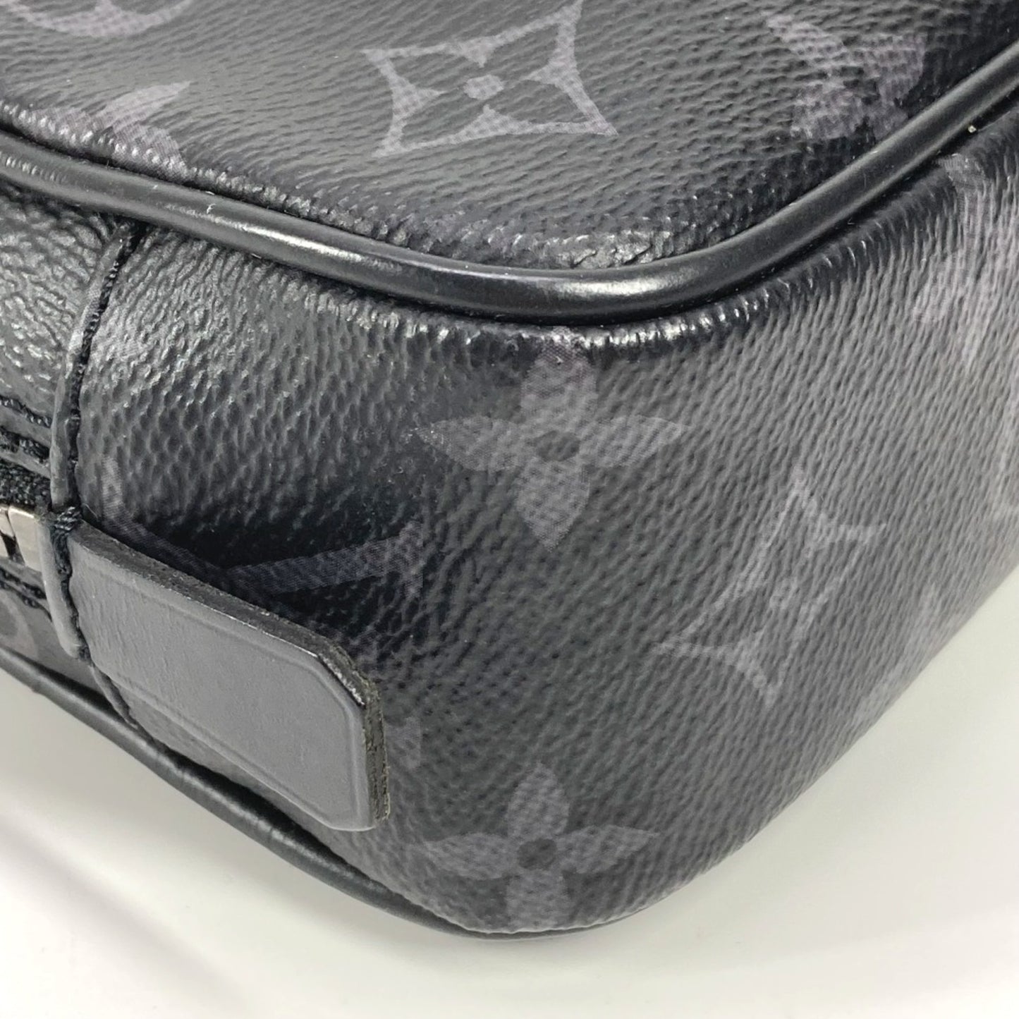 Louis Vuitton Monogram Canvas Black Clutch Bags