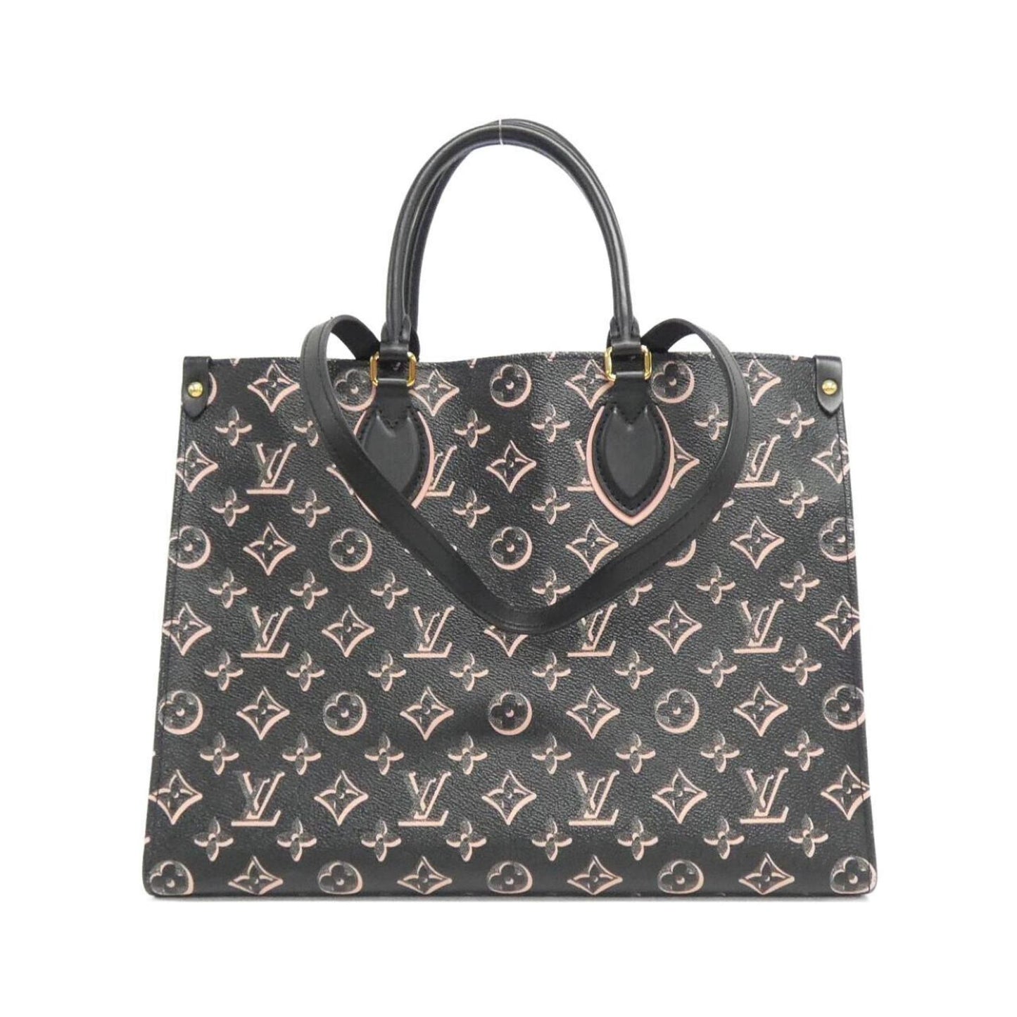 Louis Vuitton Coated Canvas Black Handbags