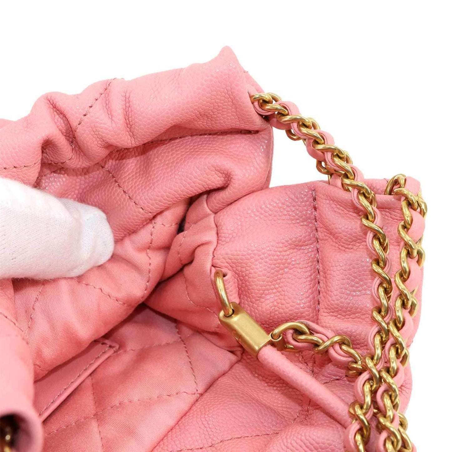 Chanel Calfskin Pink Shoulder Bags