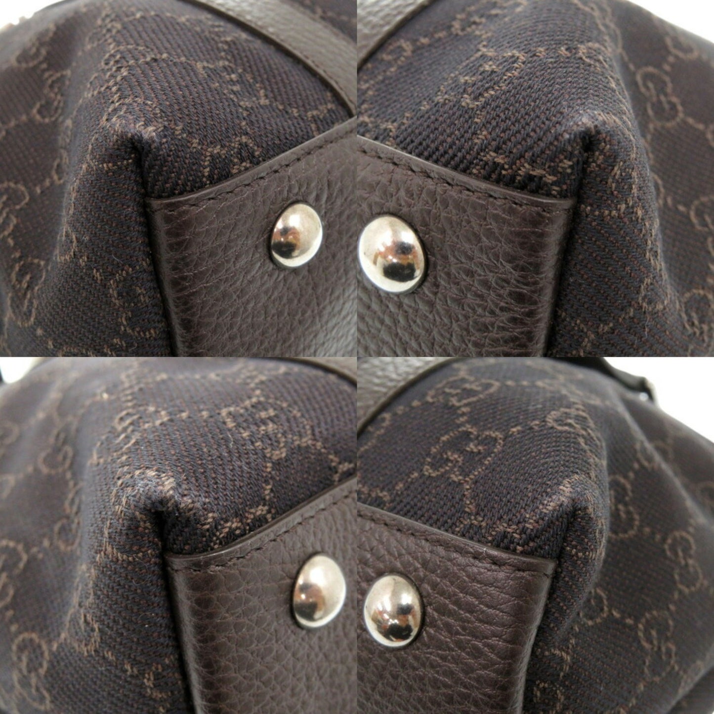 Gucci Canvas Brown Tote Bags