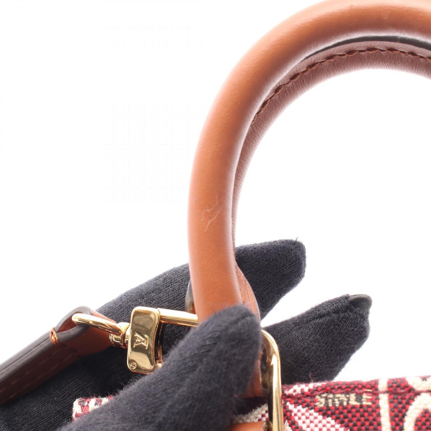 Louis Vuitton Canvas Red Handbags