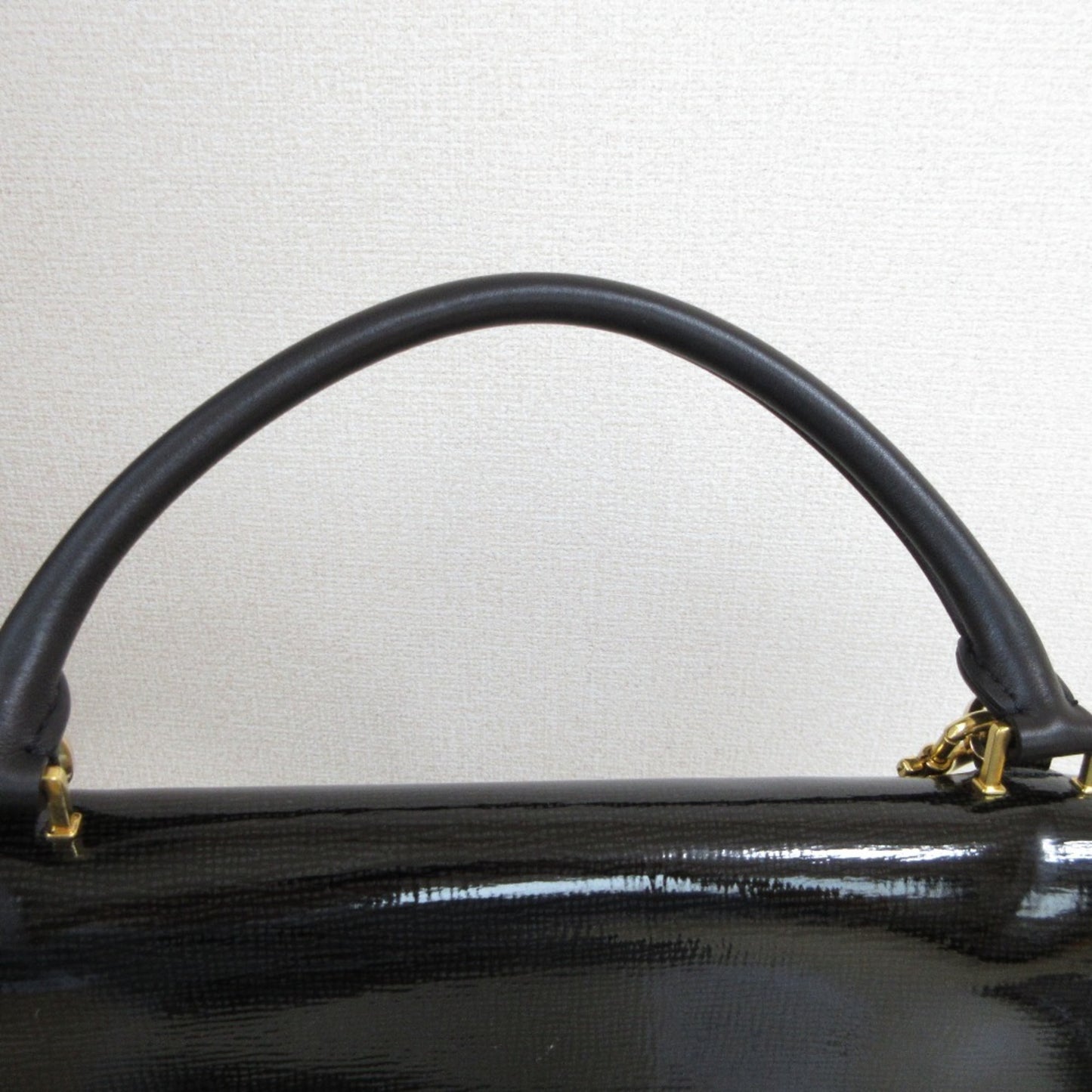 Celine Patent Black Handbags