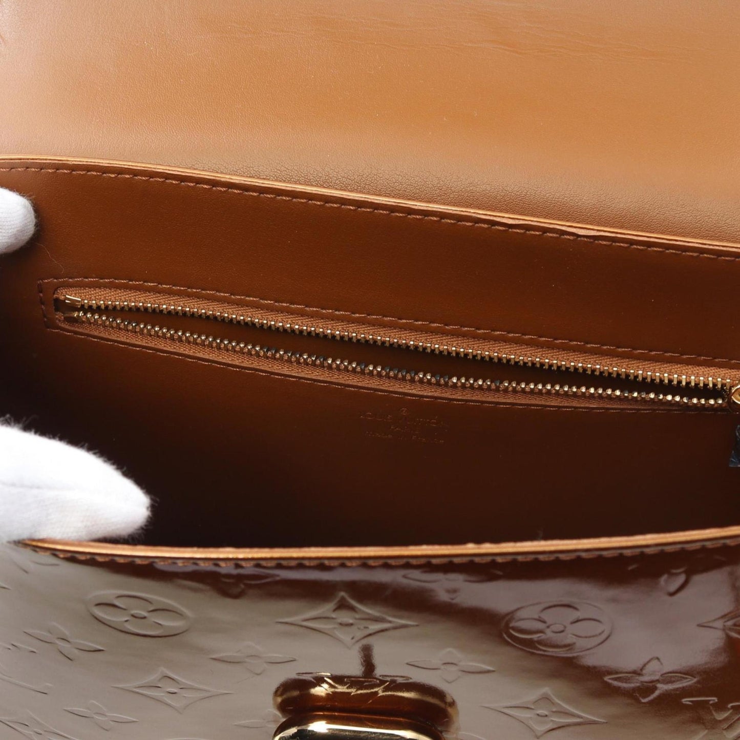 Louis Vuitton Vernis Brown Shoulder Bags
