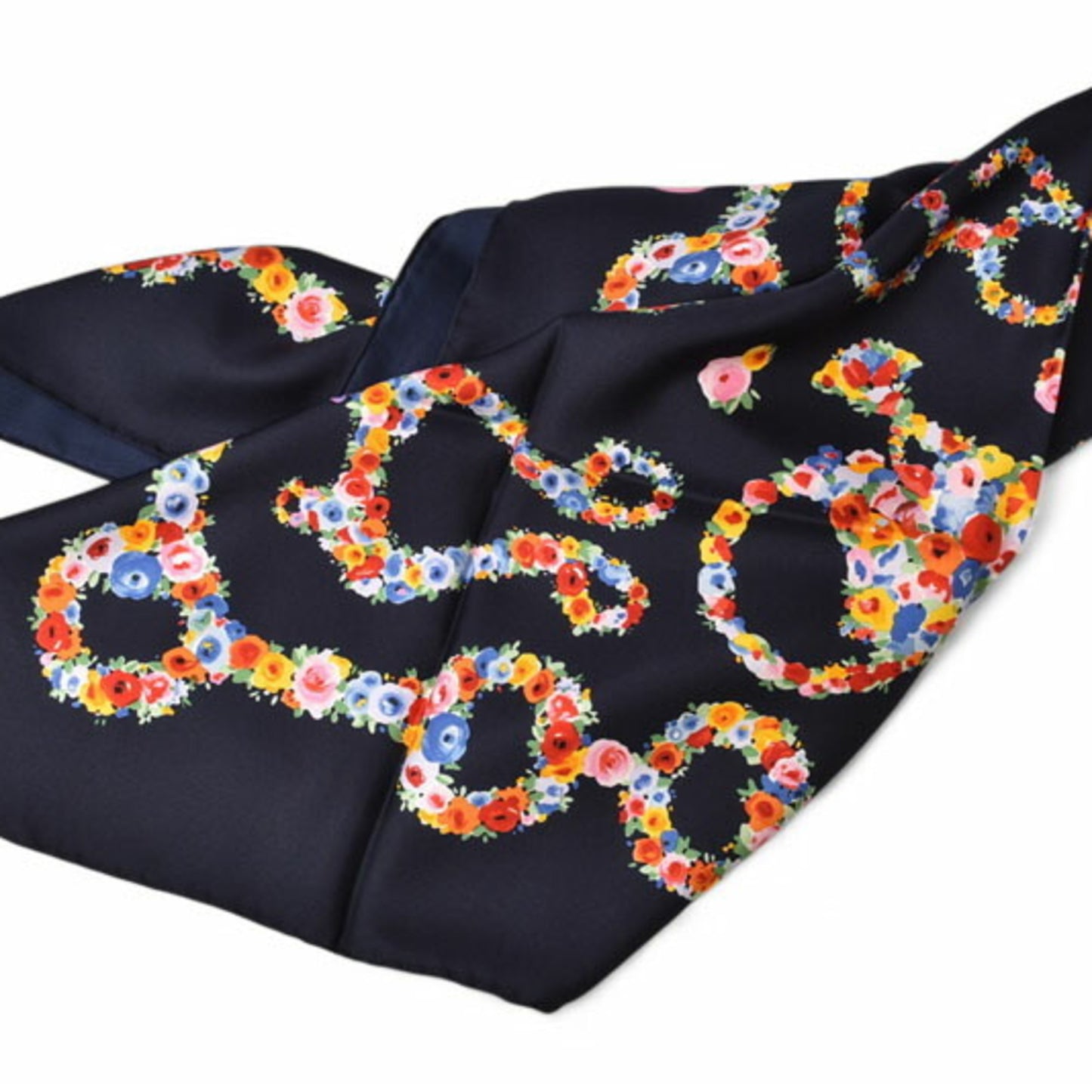 Gucci Silk Blue Scarves