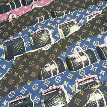Louis Vuitton Silk Brown Scarves