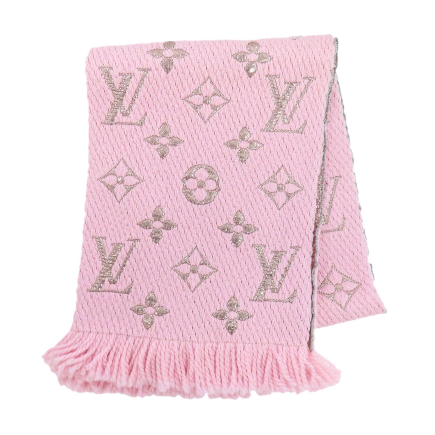 Louis Vuitton Wool Pink Scarves