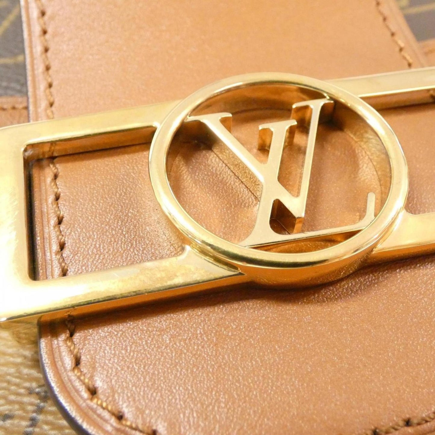 Louis Vuitton Coated Canvas Brown Shoulder Bags