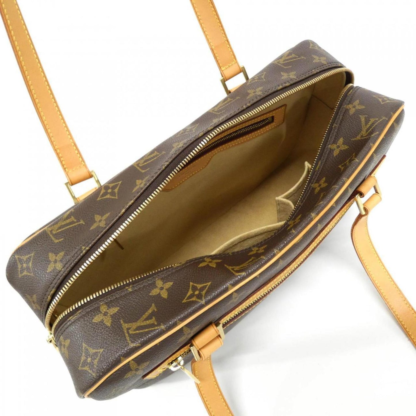 Louis Vuitton Coated Canvas Brown Shoulder Bags