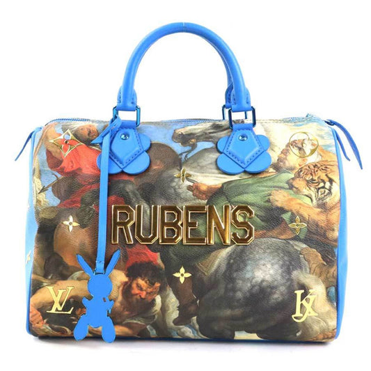 Louis Vuitton Coated Canvas Blue Handbags