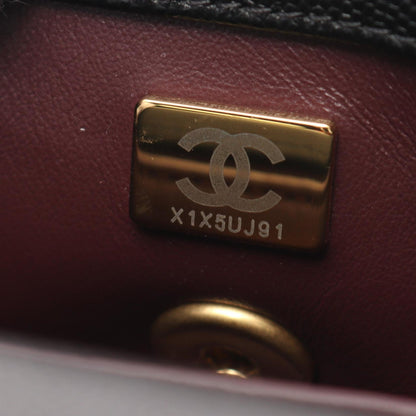 Chanel Calfskin Black Handbags