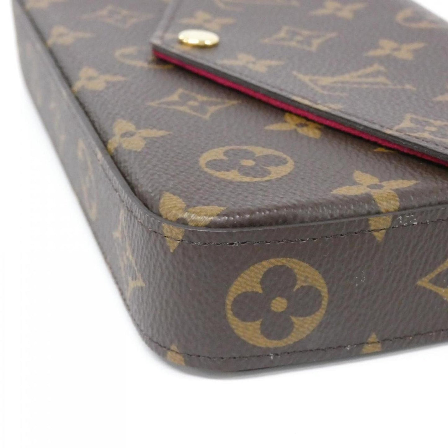 Louis Vuitton Coated Canvas Brown Shoulder Bags