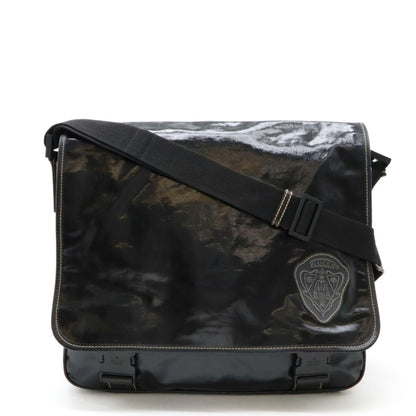 Gucci Coated Canvas Black Shoulder Bags