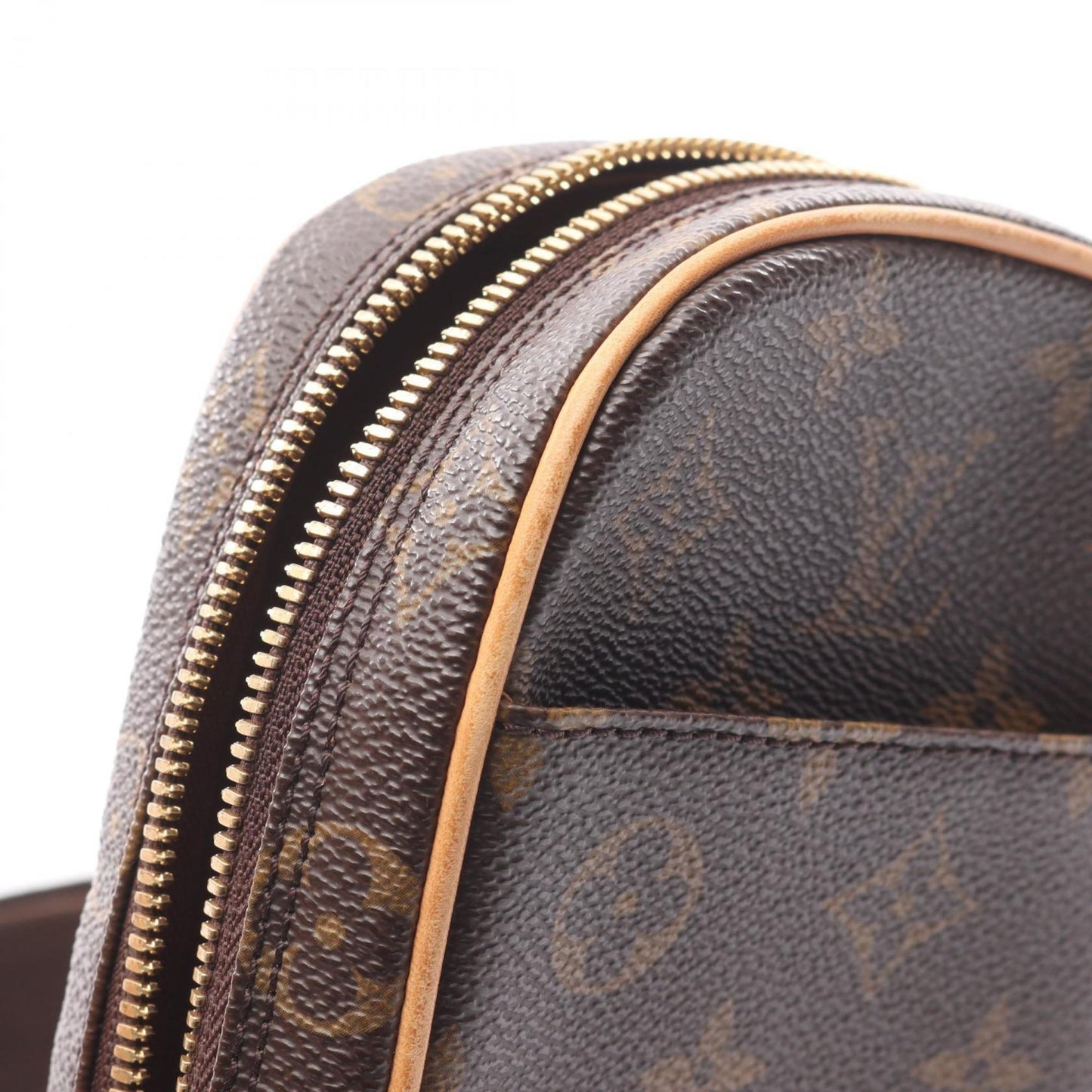 Louis Vuitton Coated Canvas Brown Crossbody Bags