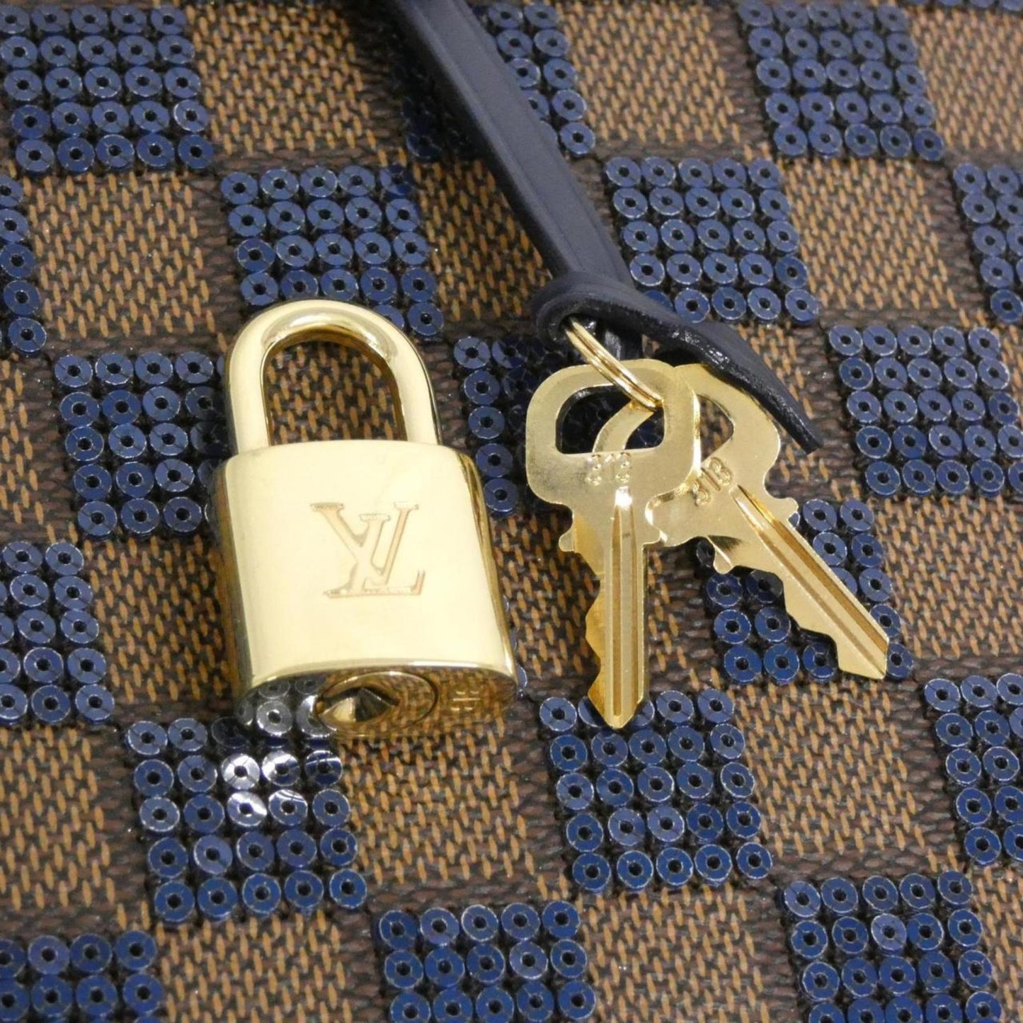 Louis Vuitton Coated Canvas Blue Travel Bags