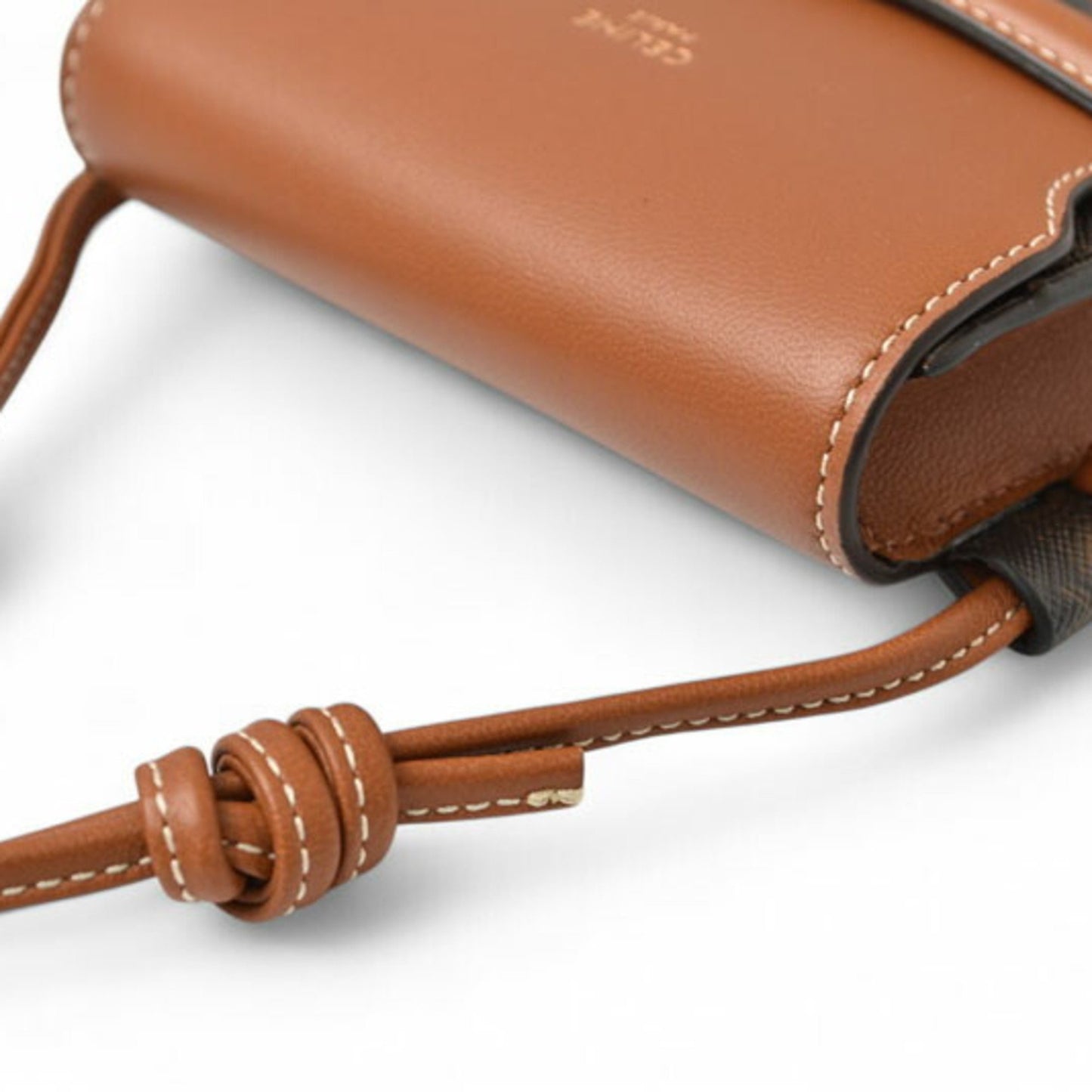 Celine Pvc Brown Shoulder Bags