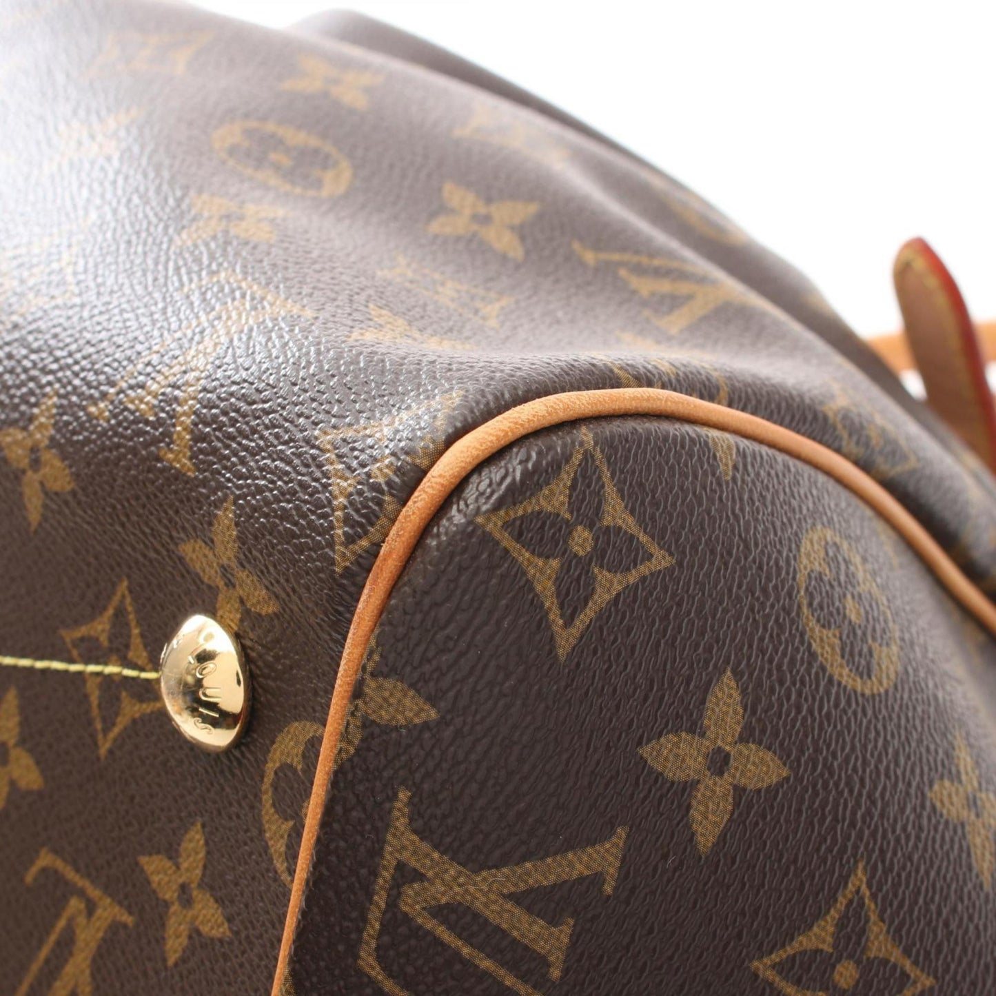Louis Vuitton Coated Canvas Brown Handbags