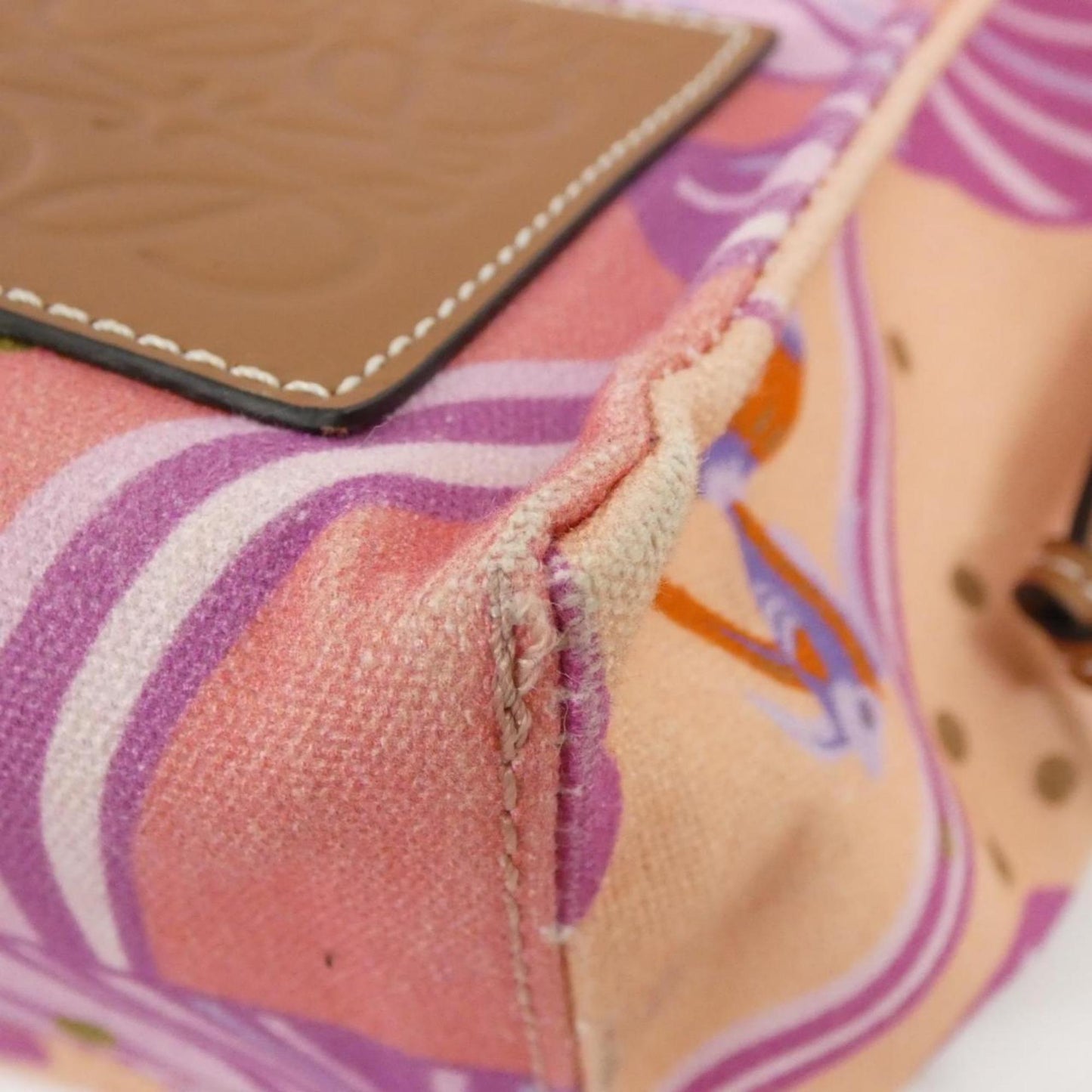 Loewe Canvas Pink Handbags