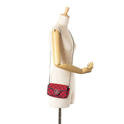 Gucci Canvas Blue Shoulder Bags