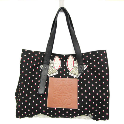 Loewe Canvas Black Tote Bags