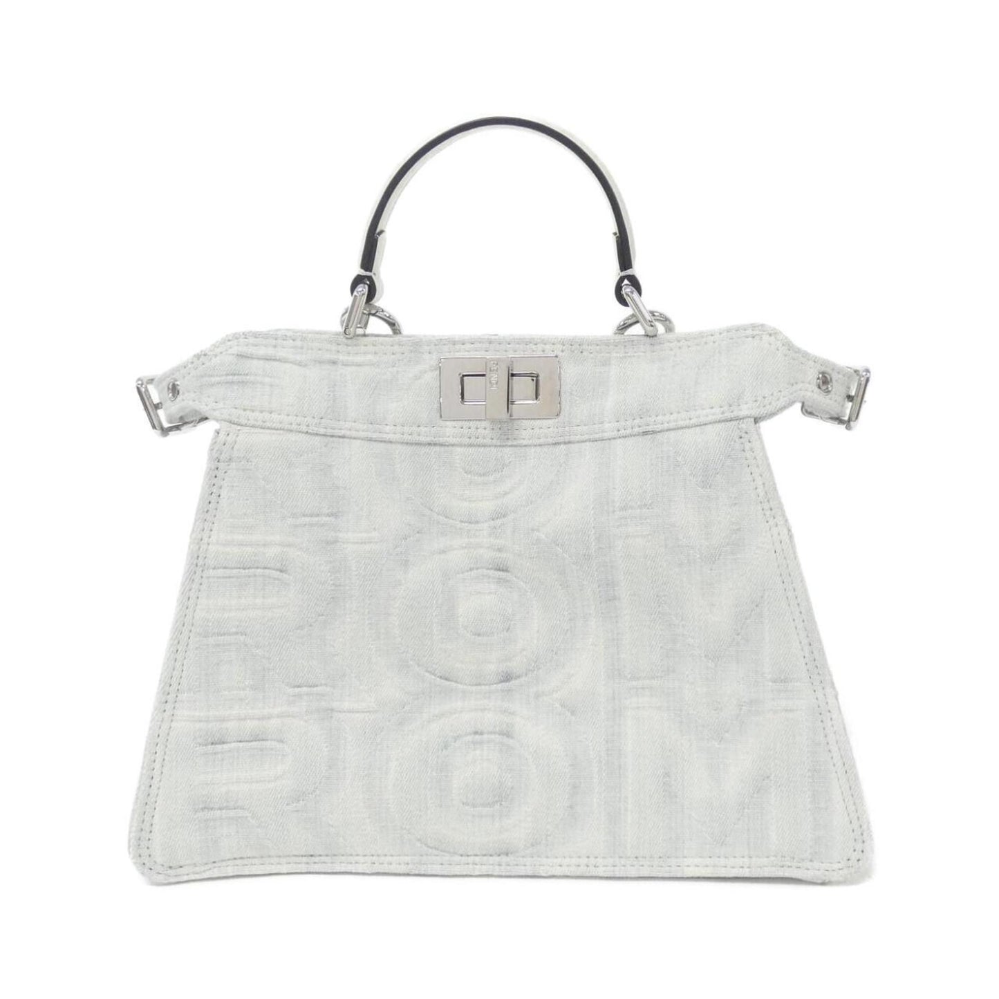 Fendi Denim White Handbags