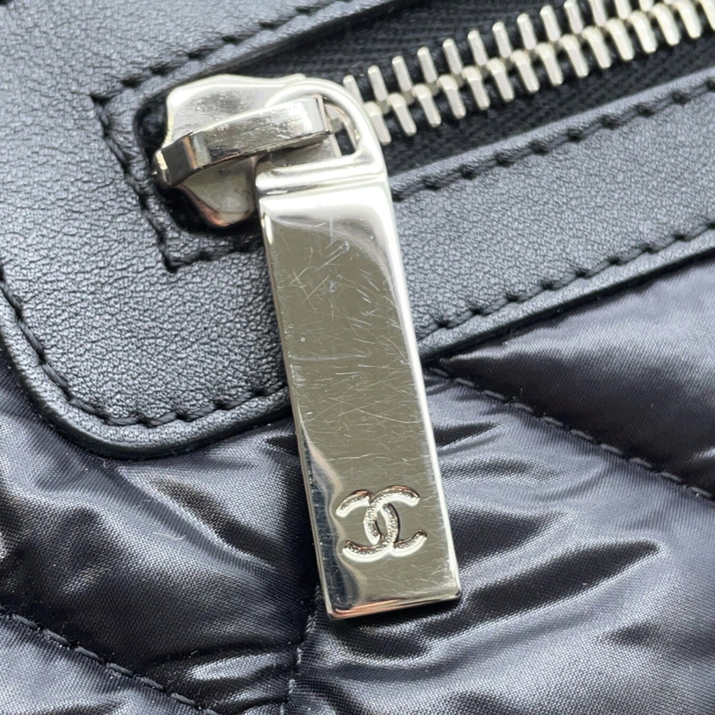 Chanel Nylon Black Tote Bags