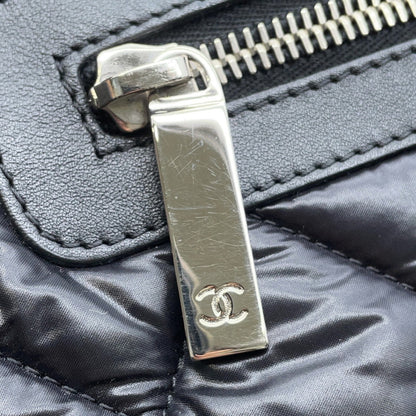 Chanel Nylon Black Tote Bags