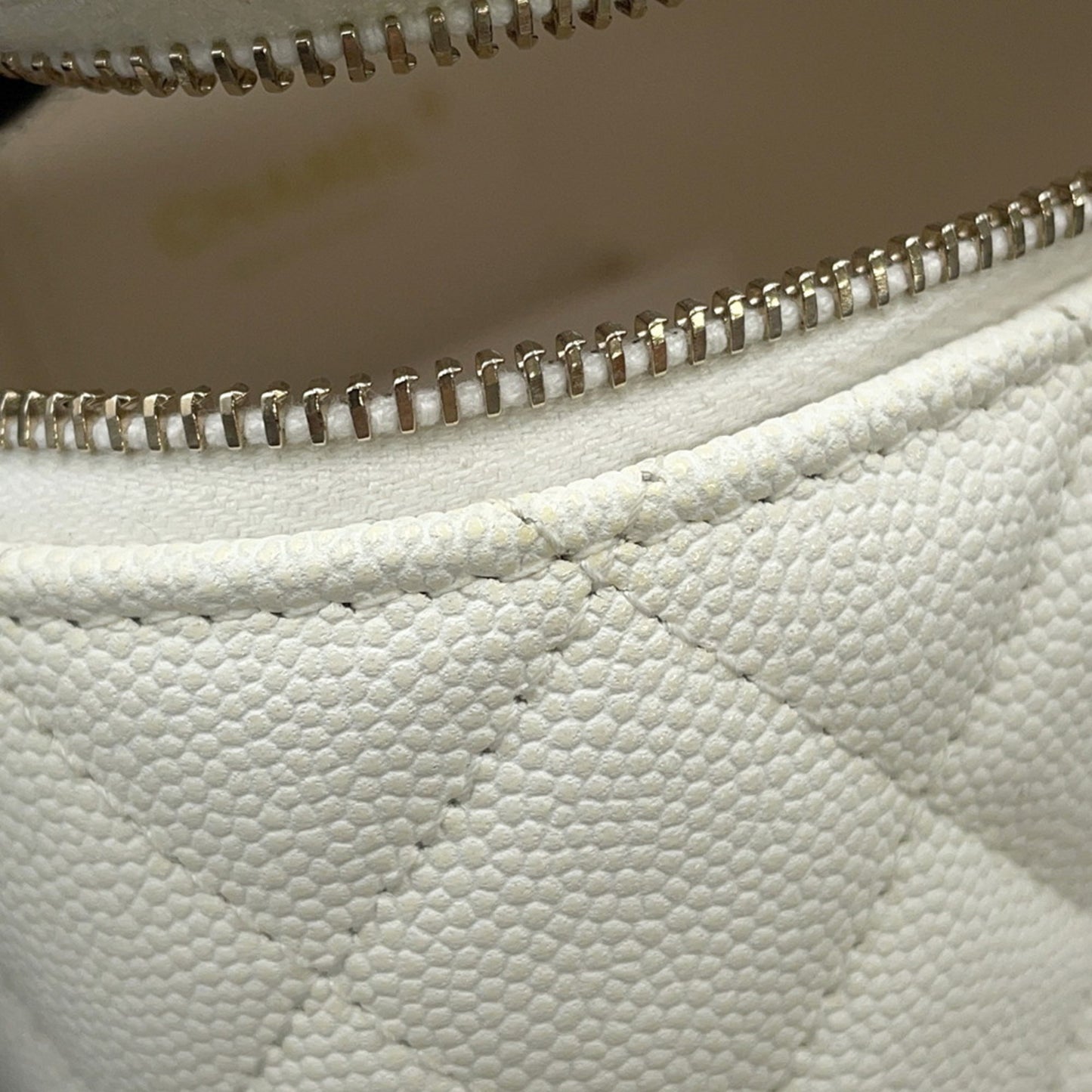 Chanel Calfskin White Shoulder Bags