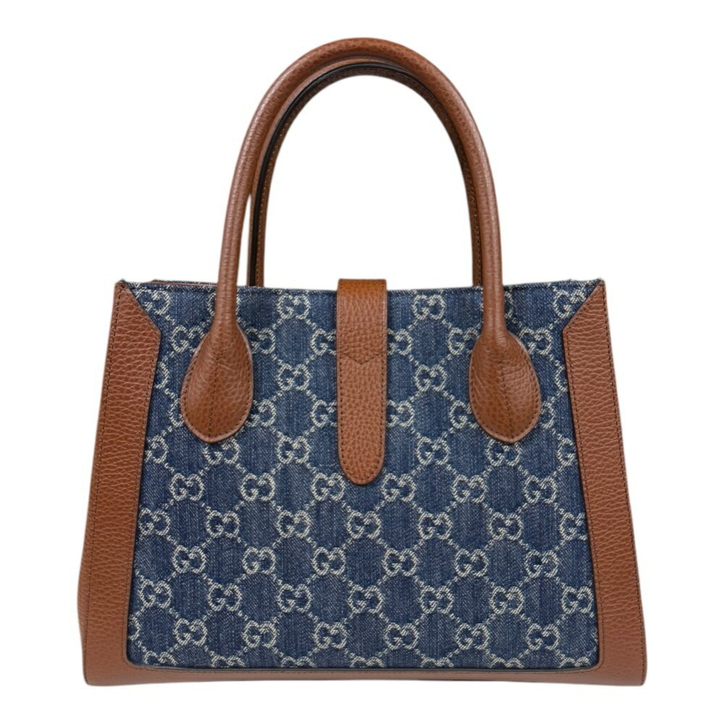 Gucci Denim Blue Shoulder Bags