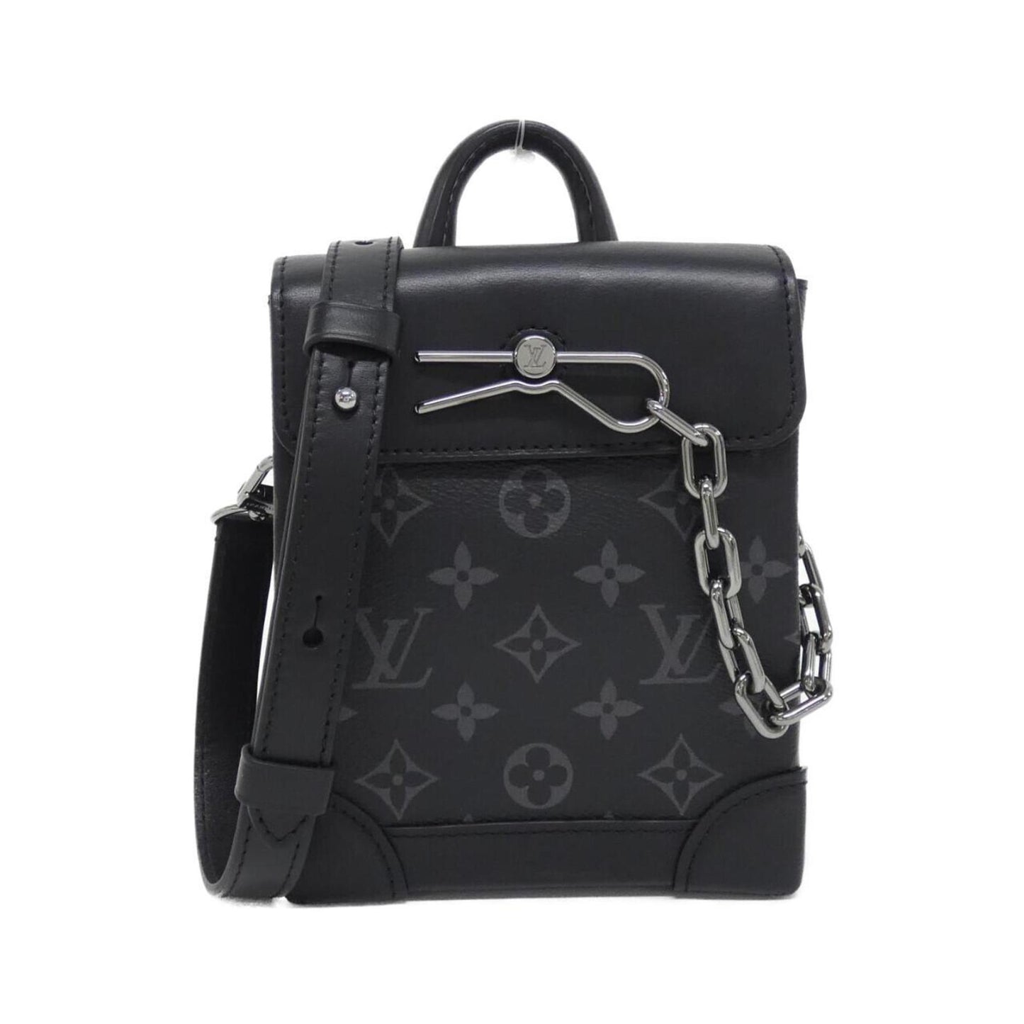 Louis Vuitton Coated Canvas Black Shoulder Bags