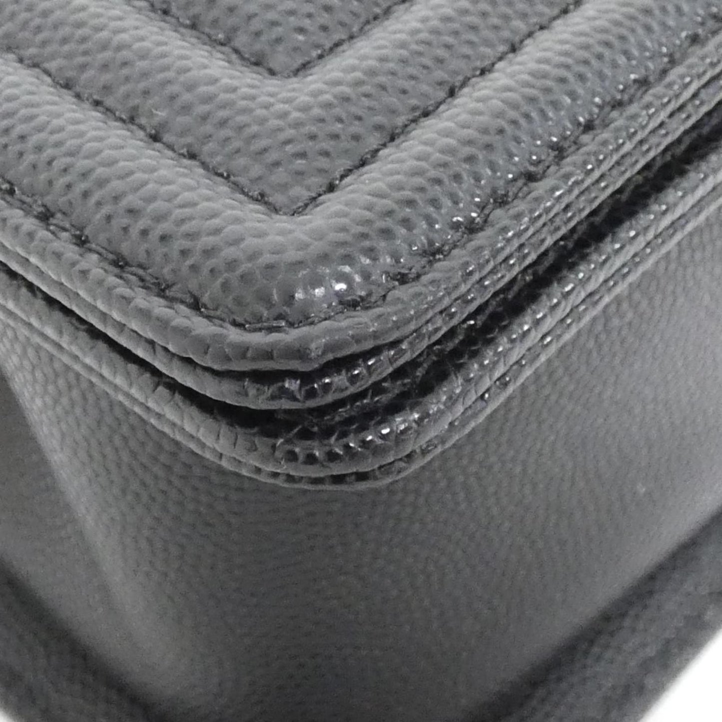 Chanel Calfskin Black Shoulder Bags