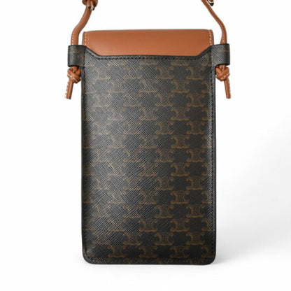 Celine Pvc Brown Shoulder Bags