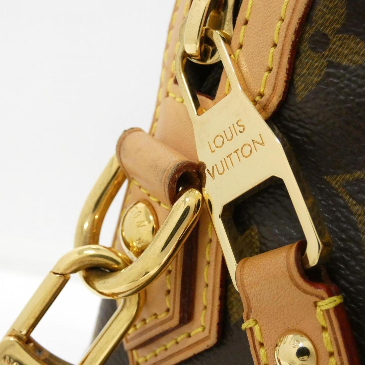 Louis Vuitton Coated Canvas Brown Handbags