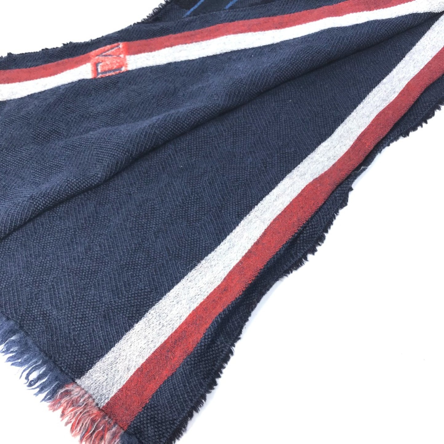 Louis Vuitton Wool Blue Scarves